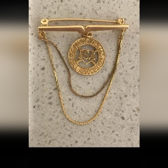 Pre- Owned Japan Softball Association Cuff links & Pin/ Brooch - Picture 4 of 10